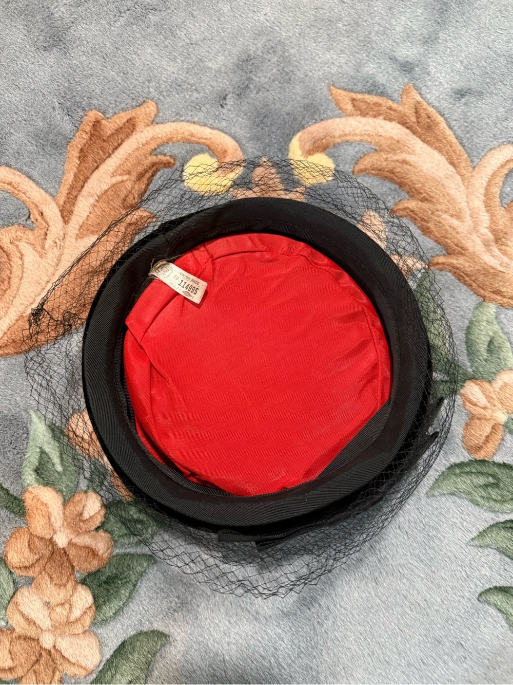Vintage Union Made Fascinator Hat - Picture 2 of 6